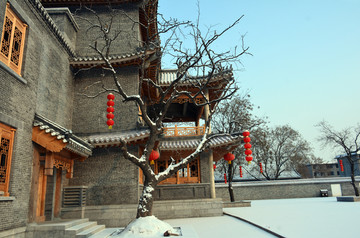 古城雪景