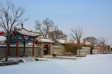 古城雪景