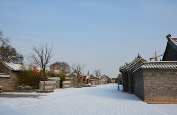 古城雪景