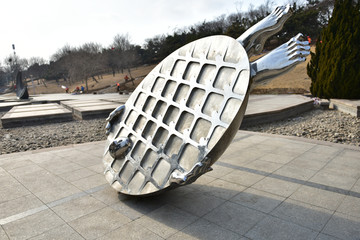 抽象艺术 公园雕塑