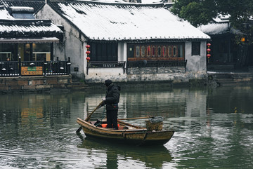 西塘古镇 雪景