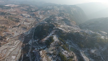 茗岙雪景