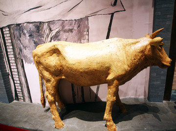 黄牛 牛雕塑