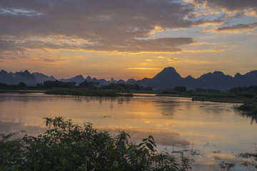 暖调风景 夕阳风光