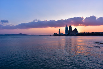 城市 水面 海边风景