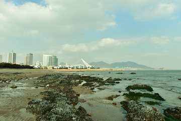 青岛海景 石老人