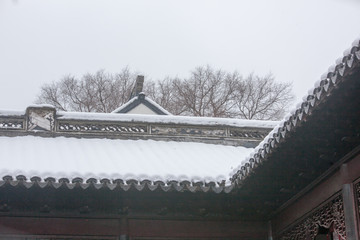 白雪屋檐