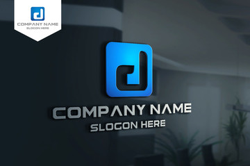 D字母LOGO設計 D字母標志