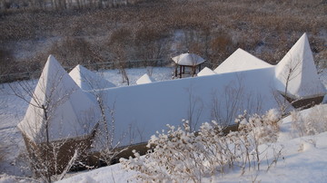 大雪 雪屋