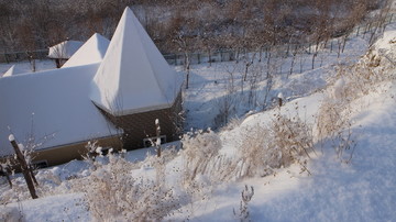 大雪 雪屋