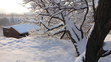 冬日 雪屋