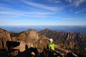 黄山留影