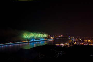 大连跨年烟花火晚会