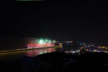 大连元旦春节跨年烟花火