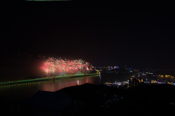 大连元旦跨年烟花火晚会