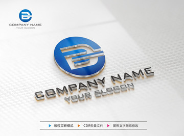 D字母LOGO设计 D字母标志