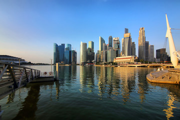 新加坡滨海城市风光