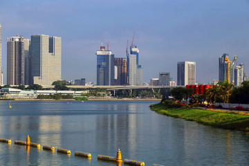 新加坡濱海城市風(fēng)光