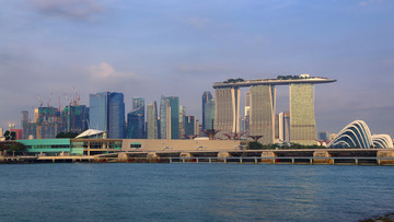 新加坡滨海城市风光