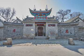 中式古建筑 古牌坊