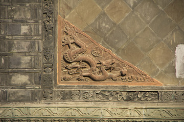 温江文庙雕饰图案