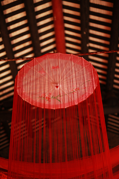 中式婚礼  伞