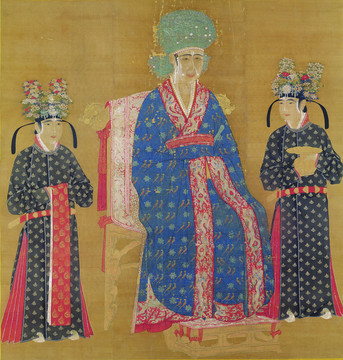 宋人畫(huà) 宋仁宗后坐像