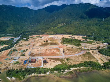 建设中的深圳坝光国际生物谷