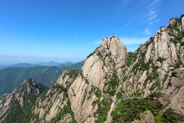 安徽黄山 黄山 山峰 山岳