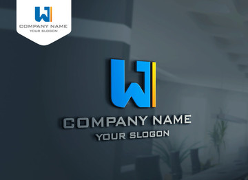 W字母LOGO设计 W字母标志