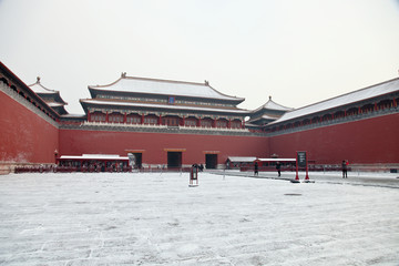 故宫雪景 午门