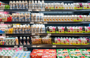 超市鲜奶酸奶 超市布局 超市
