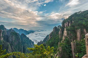 黄山排云亭风光