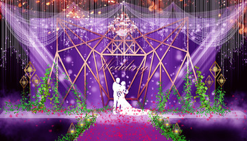 浪漫星空主題婚禮