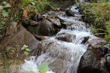 溪水 溪流 小溪 山谷 河流