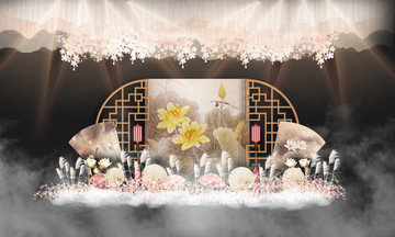 中式婚禮 中國風(fēng)婚禮 荷花婚禮