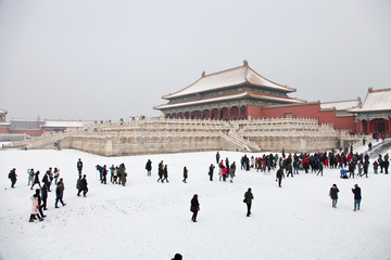 故宫雪景