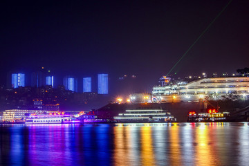 重庆朝天门夜景