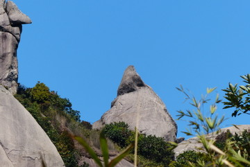 福建漳州乌山风景区石头特殊形状