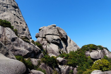 福建漳州乌山风景区石头特殊形状