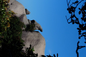 福建漳州乌山风景区石头特殊形状