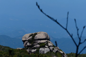 福建漳州乌山风景区石头特殊形状