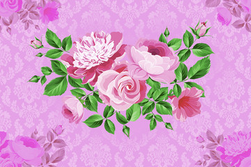 數(shù)碼印花布匹花型