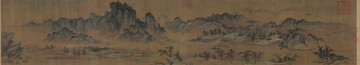 商琦春山圖卷
