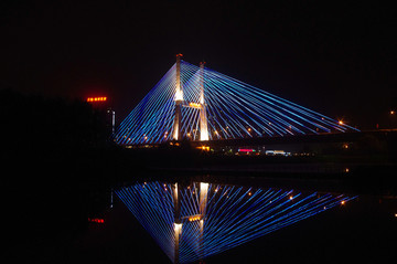 银滩大桥夜景