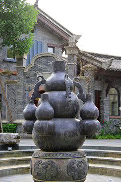 喷泉雕塑 神龙葫芦雕塑