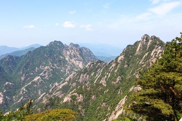 安徽黄山 黄山 山峰 山岳