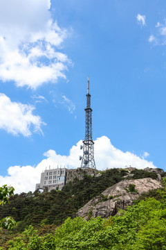 安徽黄山 黄山 黄山微波塔