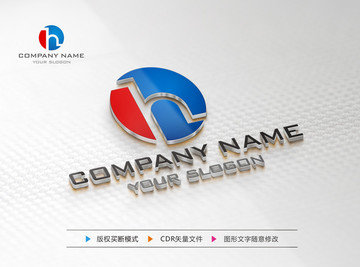 H字母标志 H字母LOGO设计