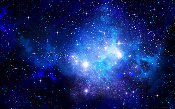 藍(lán)色星空 星空背景